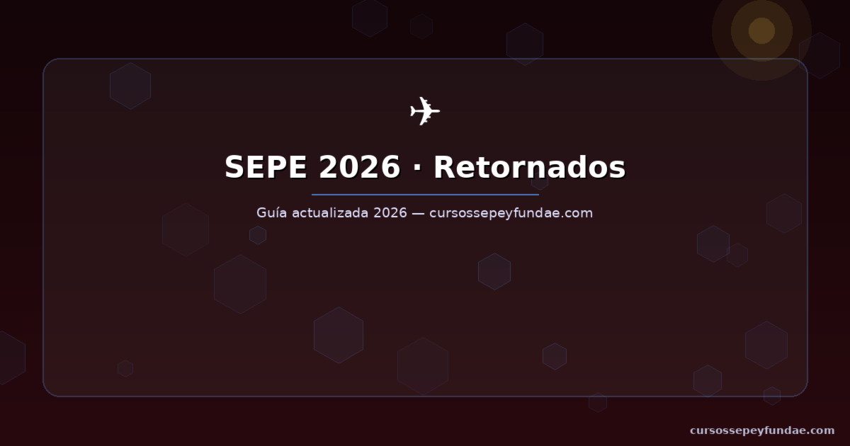 Servicios de orientación laboral del SEPE para retornados del extranjero en 2026