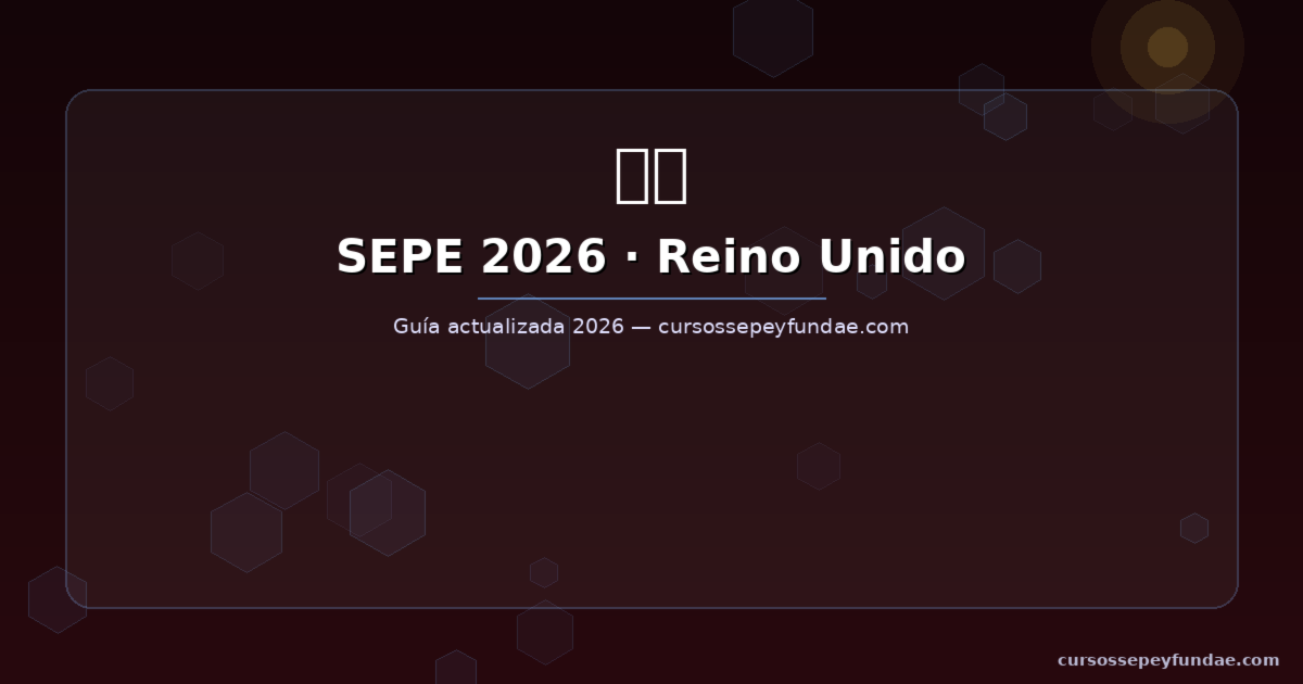 Certificado FUNDAE reconocido en Reino Unido 2026